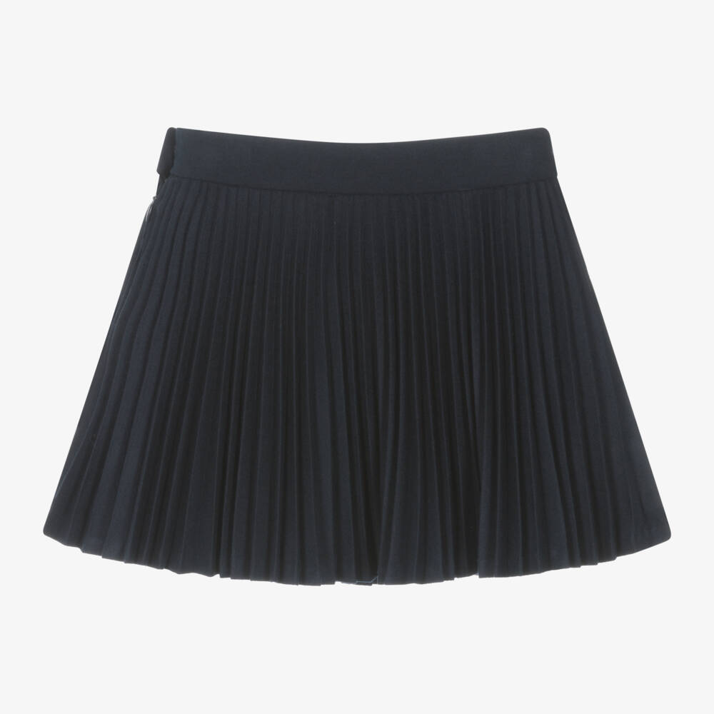 Tartine et Chocolat-Girls Midnight Pleated Skirt | Childrensalon Outlet