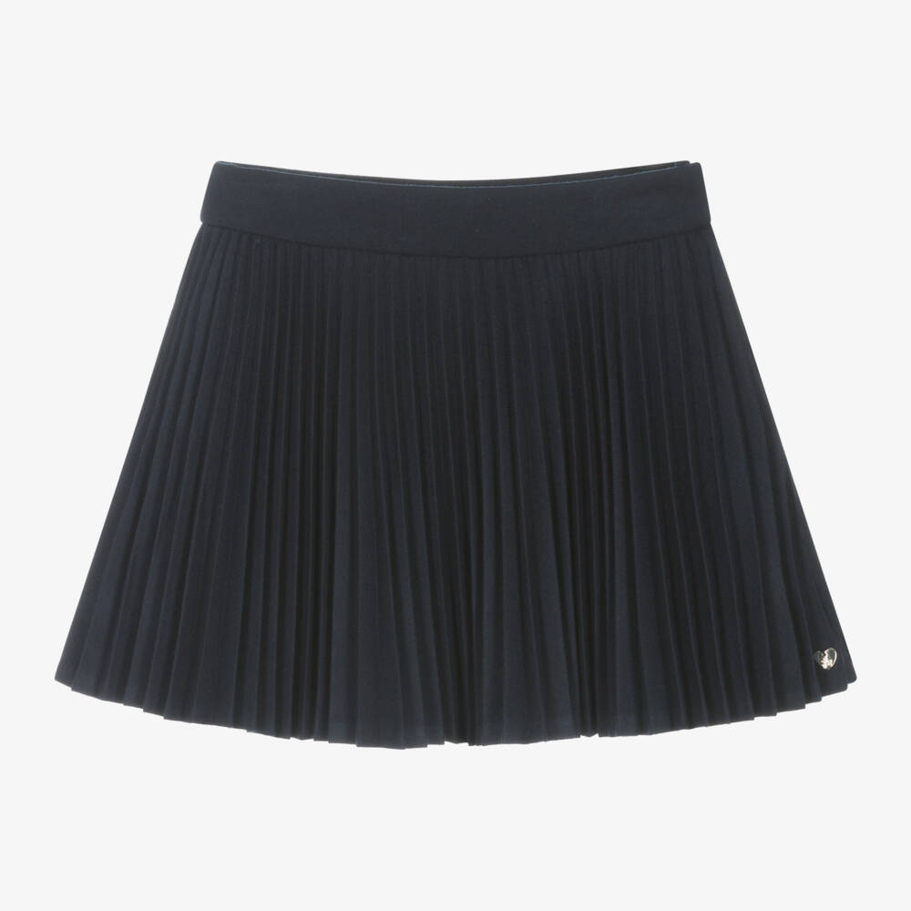 Tartine et Chocolat-Girls Midnight Pleated Skirt | Childrensalon Outlet