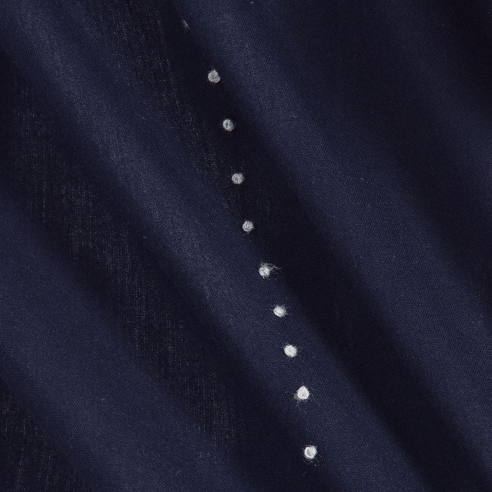 Tartine et Chocolat-بلوز قطن بوبولين لون كحلي | Childrensalon Outlet