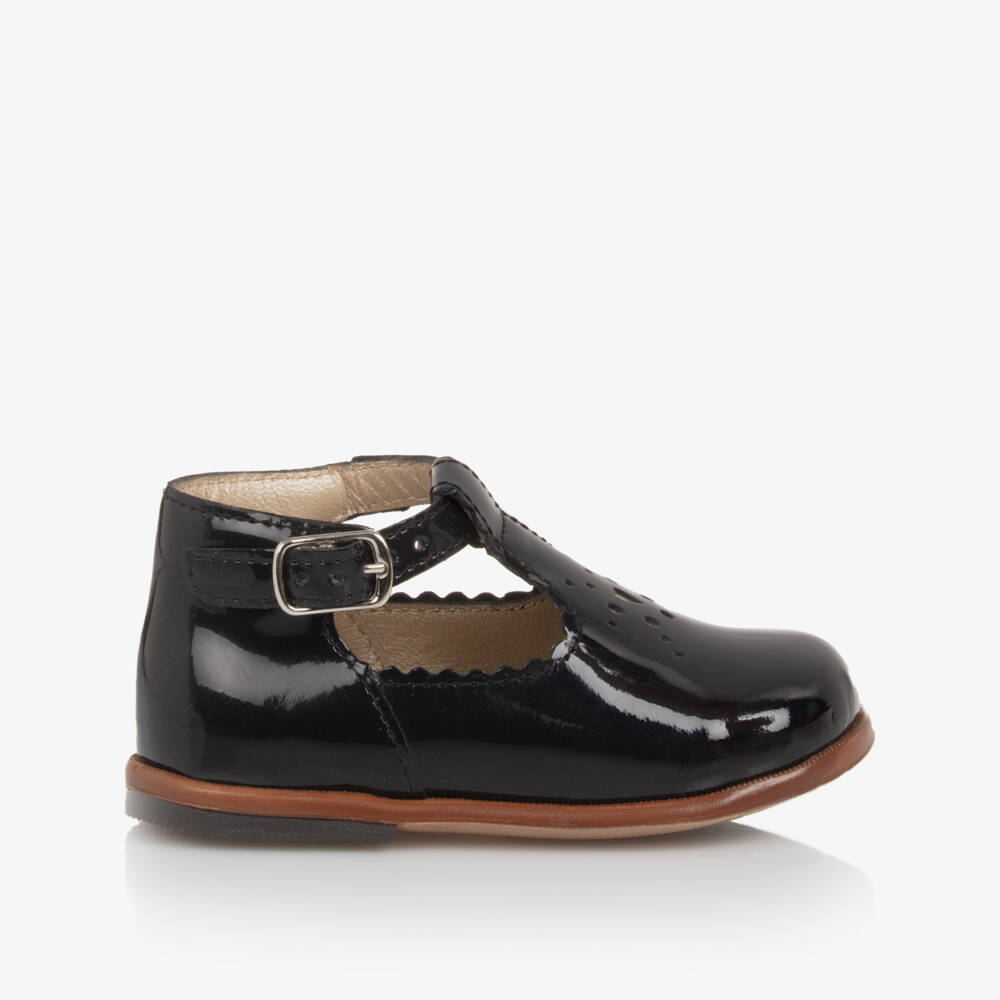 Tartine et Chocolat-Girls Navy Glossy Early Walkers | Childrensalon Outlet