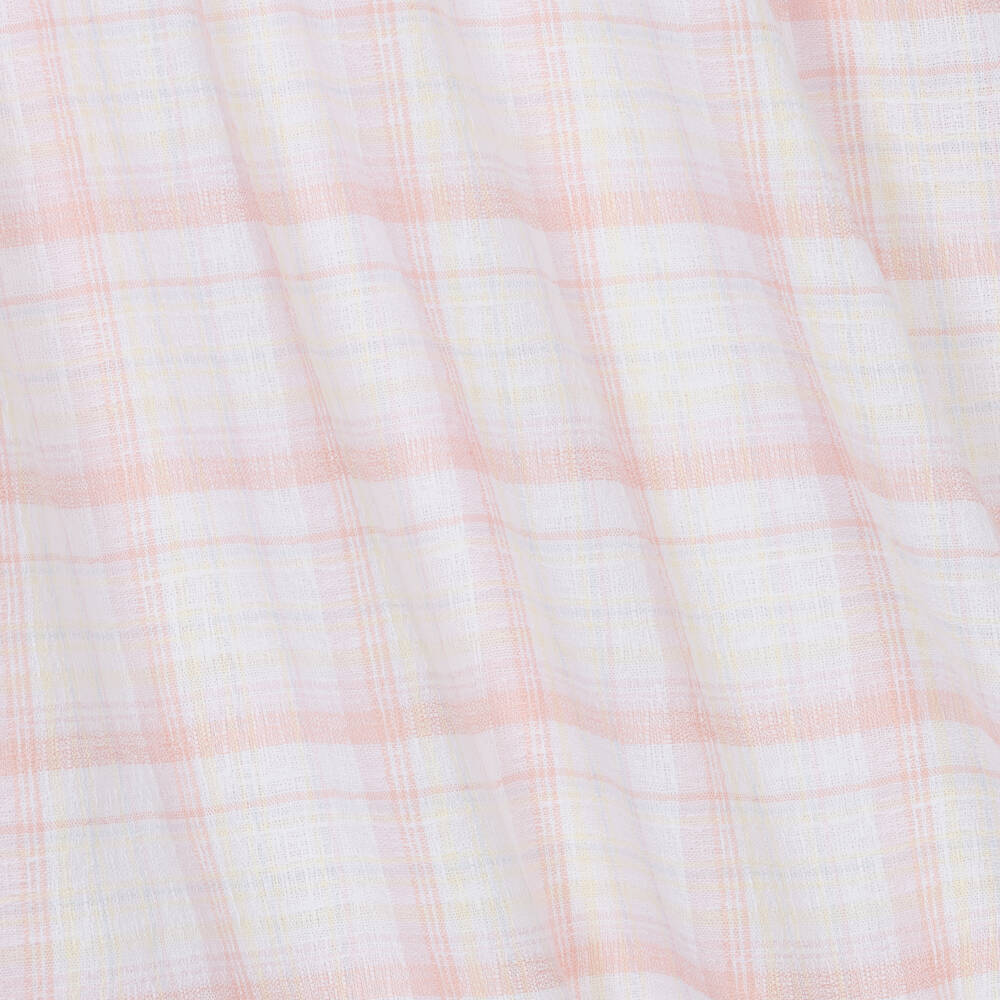 Tartine et Chocolat-Girls Pink Check Smocked Dress | Childrensalon Outlet