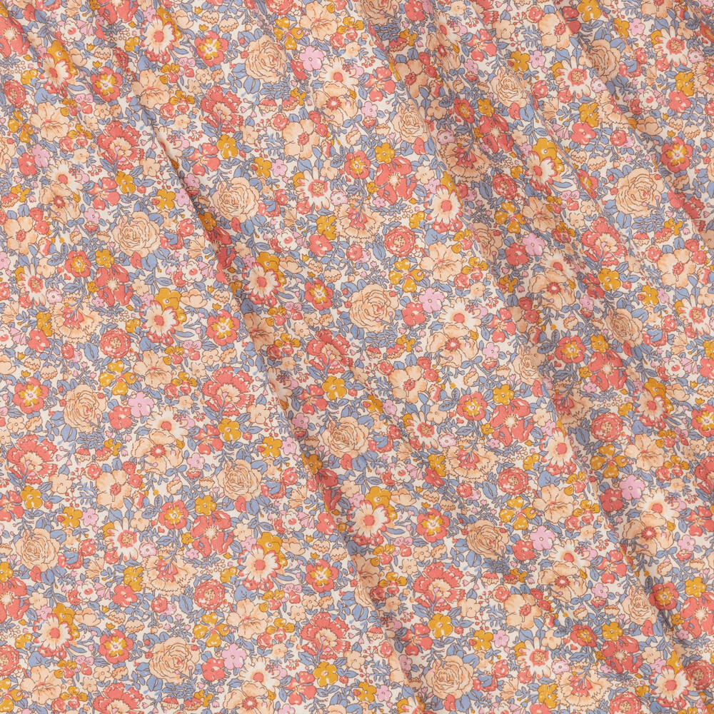 Tartine et Chocolat-Girls Pink Liberty Floral Cotton Dress | Childrensalon Outlet