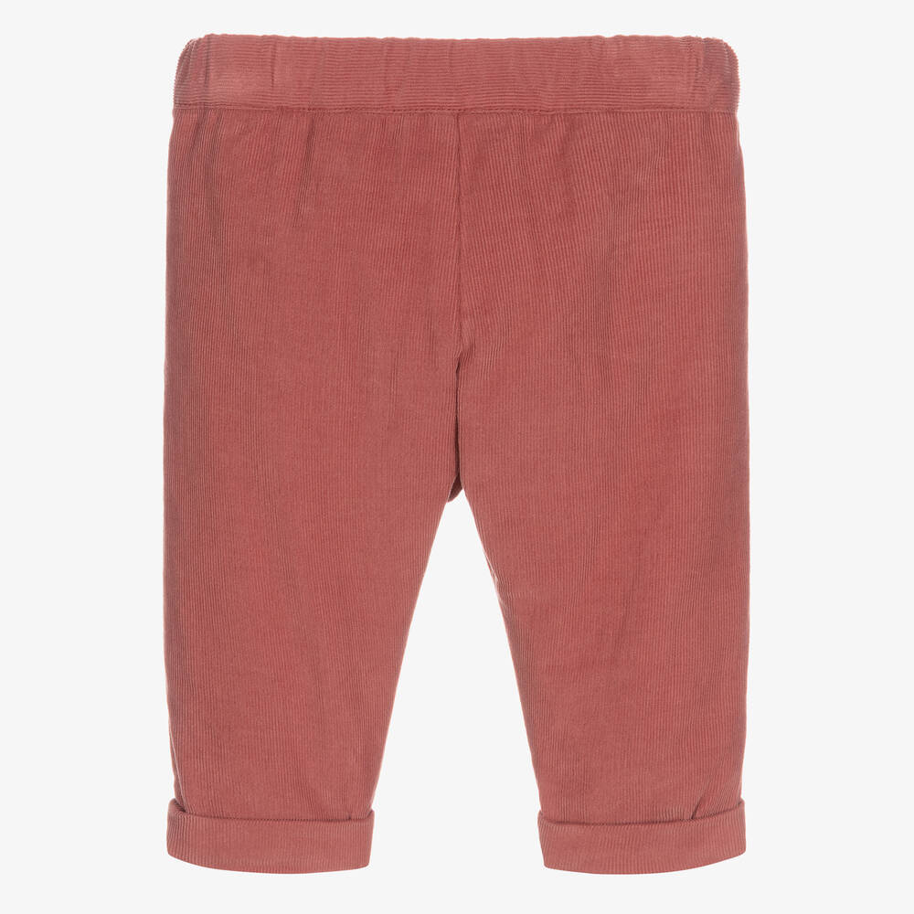 Tartine et Chocolat-Розовые брюки из тонкого вельвета для девочек | Childrensalon Outlet