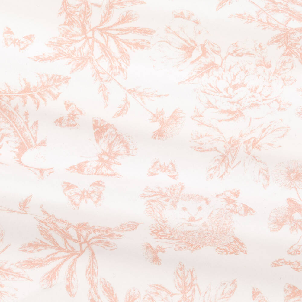 Tartine et Chocolat-Girls Pink Patterned Cotton Scarf | Childrensalon Outlet