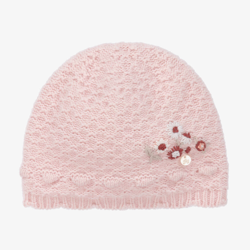 Tartine et Chocolat - Bonnet rose en laine Fille | Childrensalon