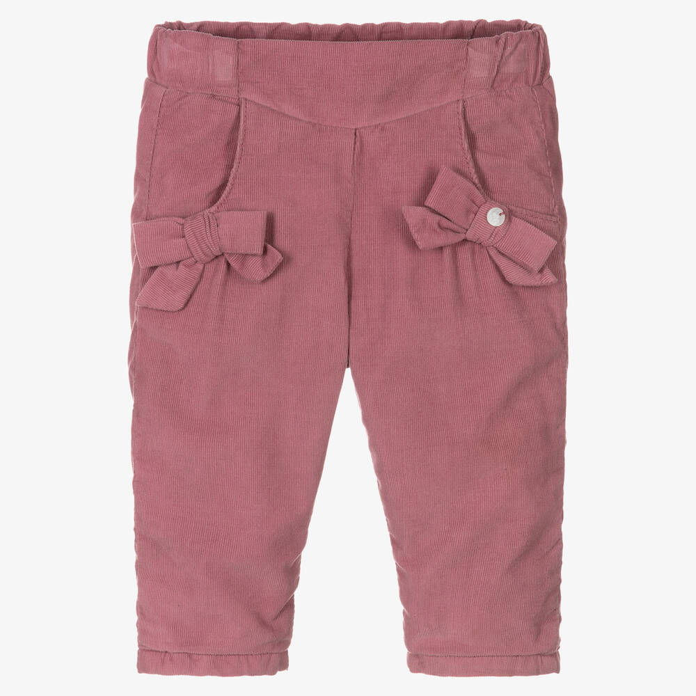 Tartine et Chocolat - Pantalon violet en coton Fille  | Childrensalon