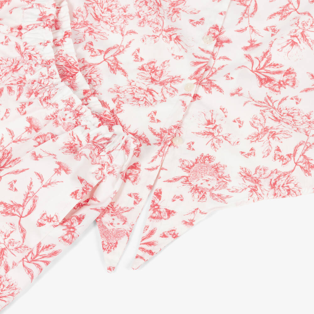 Tartine et Chocolat-Комплект из красного и белого хлопка для девочек | Childrensalon Outlet