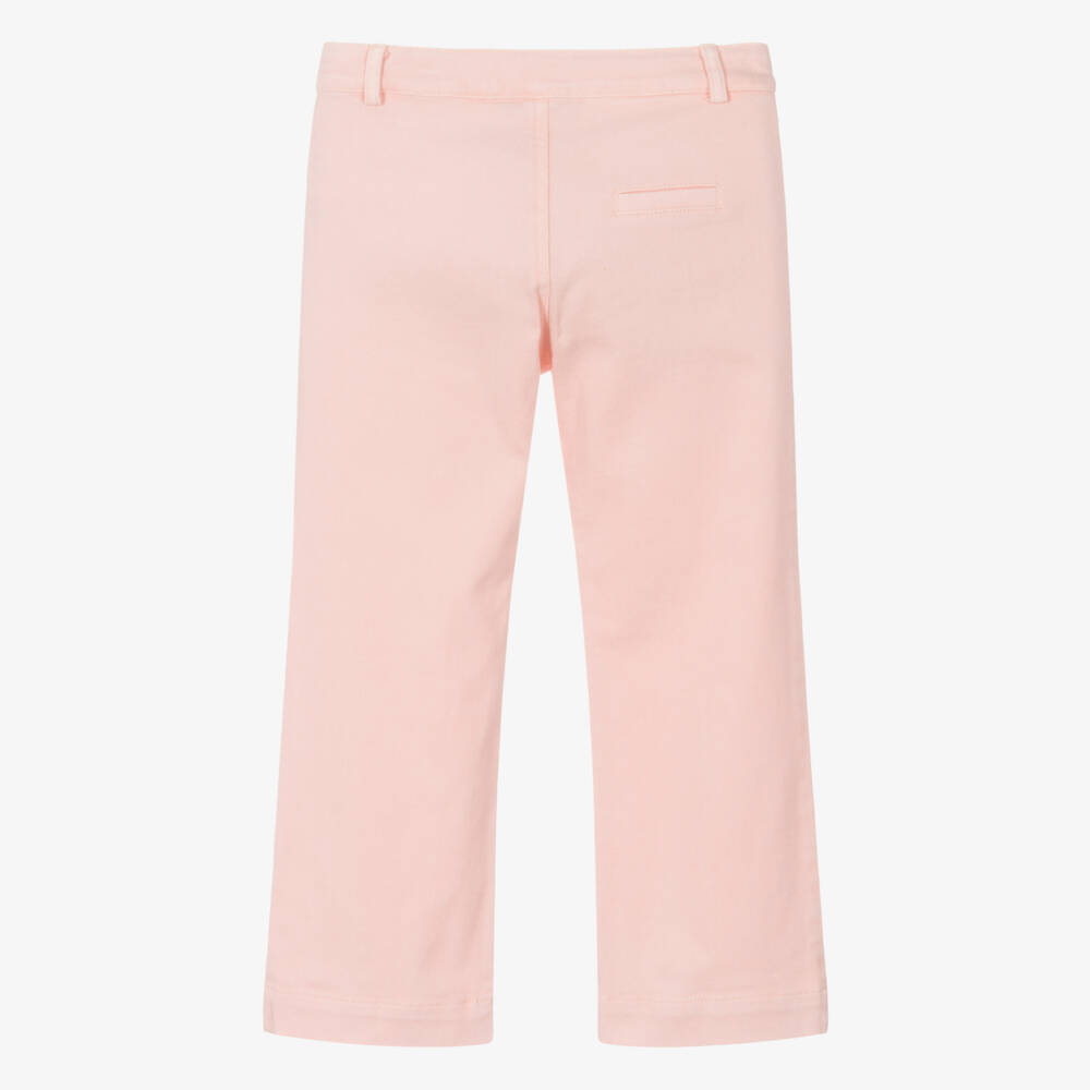 Tartine et Chocolat-بنطلون جينز وردي مزين بشعار للبنات | Childrensalon Outlet