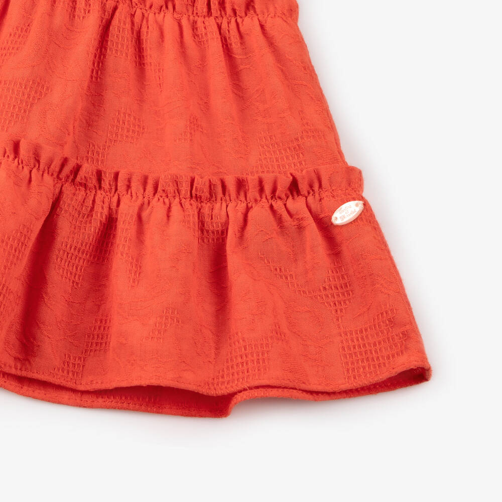 Tartine et Chocolat-فستان الفرح القرمزي للبنات | Childrensalon Outlet