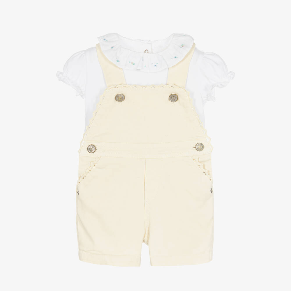 Girls sale cotton dungarees