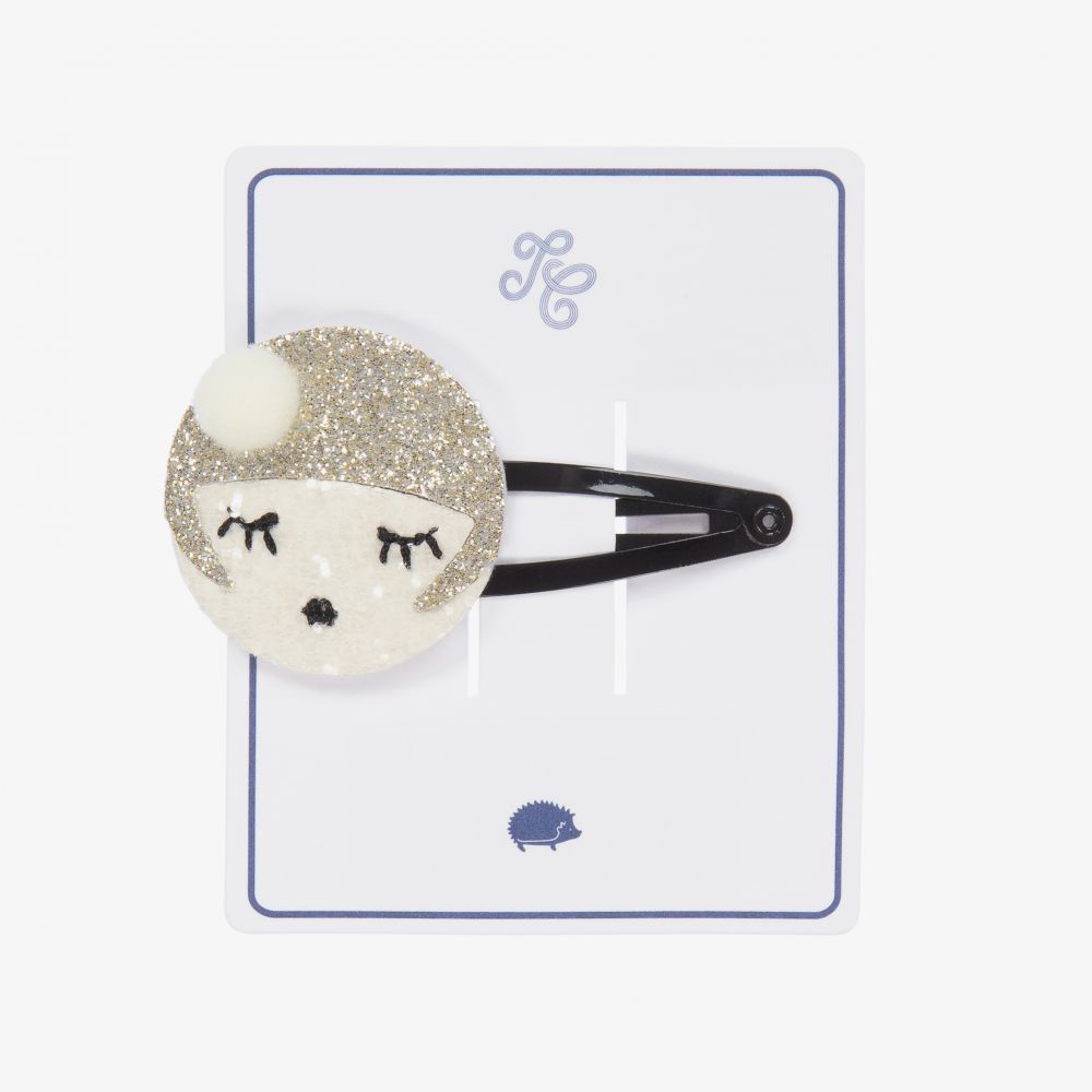 Tartine et Chocolat-Gold Girl Hair Clip (5cm) | Childrensalon Outlet