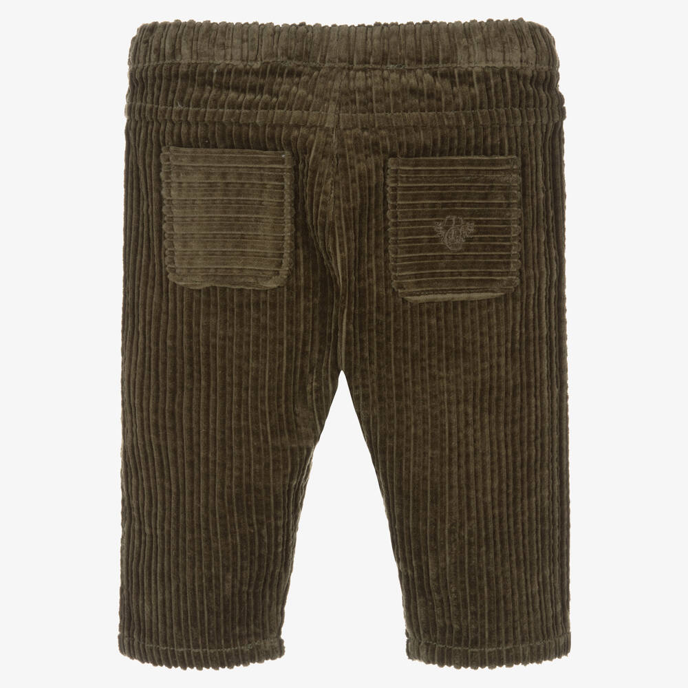 Tartine et Chocolat-Green Cord Trousers | Childrensalon Outlet