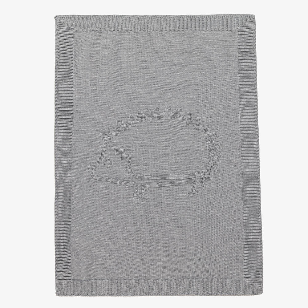 Tartine et Chocolat-Grey Baby Blanket (95cm) | Childrensalon Outlet