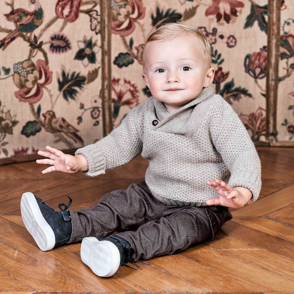 Baby boy check sales trousers