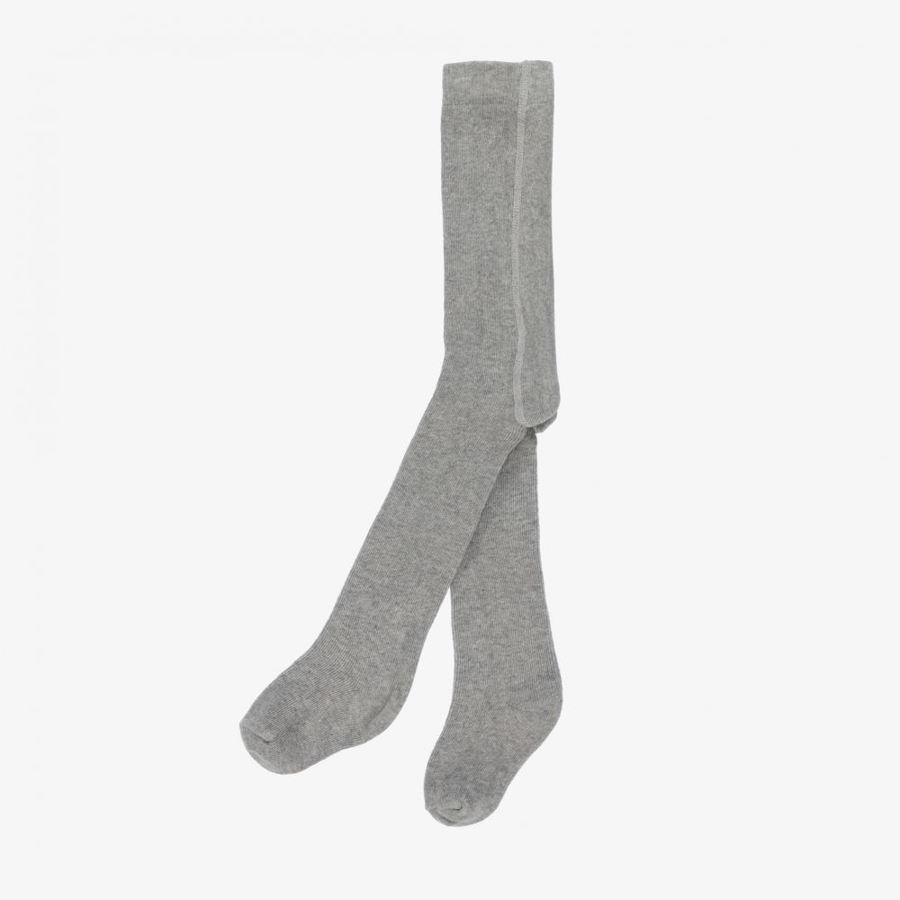 Tartine et Chocolat-Серые хлопковые колготки | Childrensalon Outlet