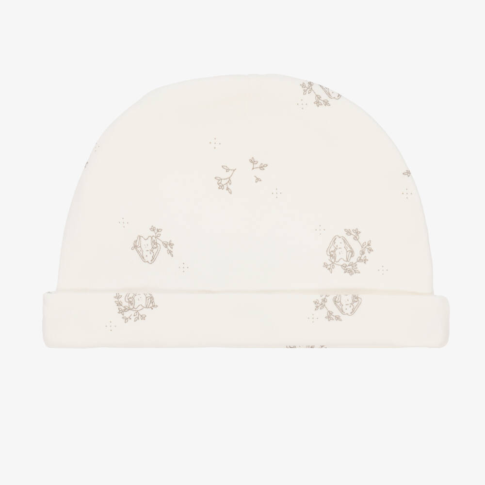 Tartine et Chocolat-Ivory Cotton Bunny Hat | Childrensalon Outlet