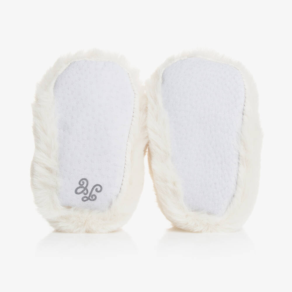 Tartine et Chocolat-Кремовые пинетки с искусственным мехом | Childrensalon Outlet