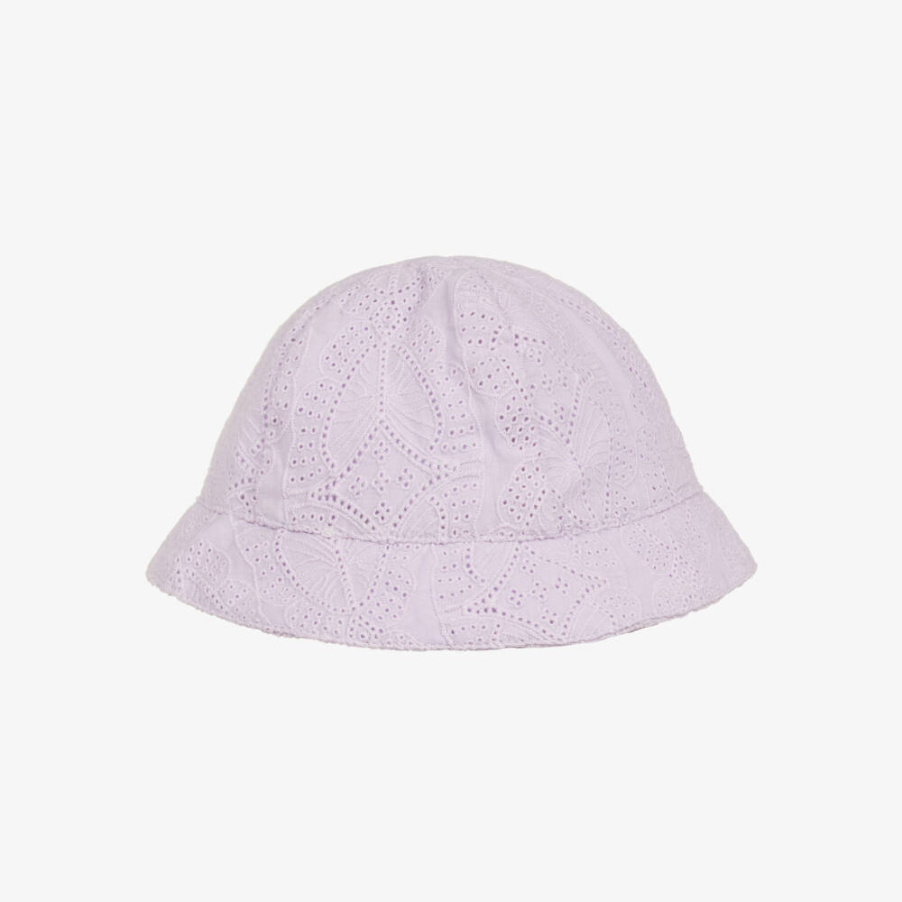 Tartine et Chocolat-Лавандовая кружевная шляпа для солнца | Childrensalon Outlet