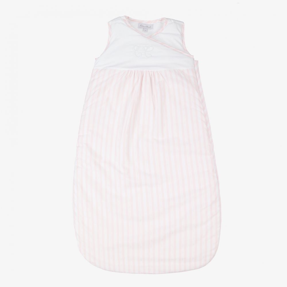 Tartine et Chocolat - Pink Cotton Sleep Bag (90cm) | Childrensalon