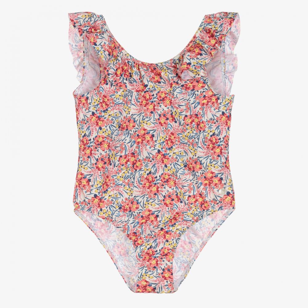 Tartine et Chocolat - Maillot de bain rose Liberty | Childrensalon