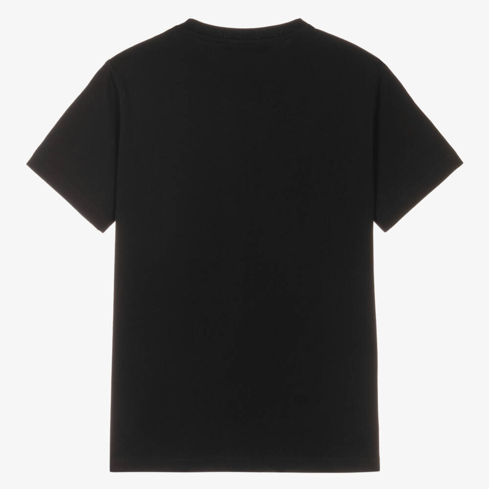Versace-Teen Black & Gold Medusa T-Shirt | Childrensalon Outlet