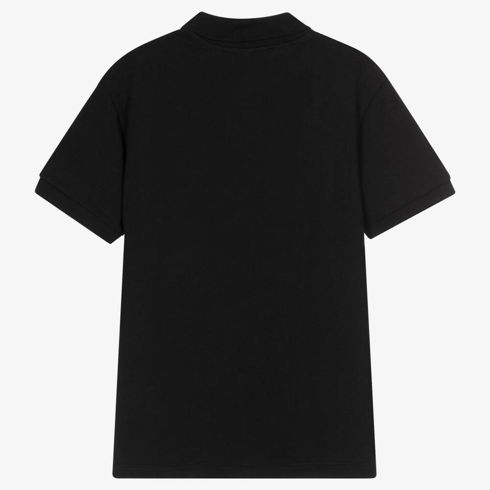 Versace-Teen Boys Black Medusa Polo Shirt | Childrensalon Outlet
