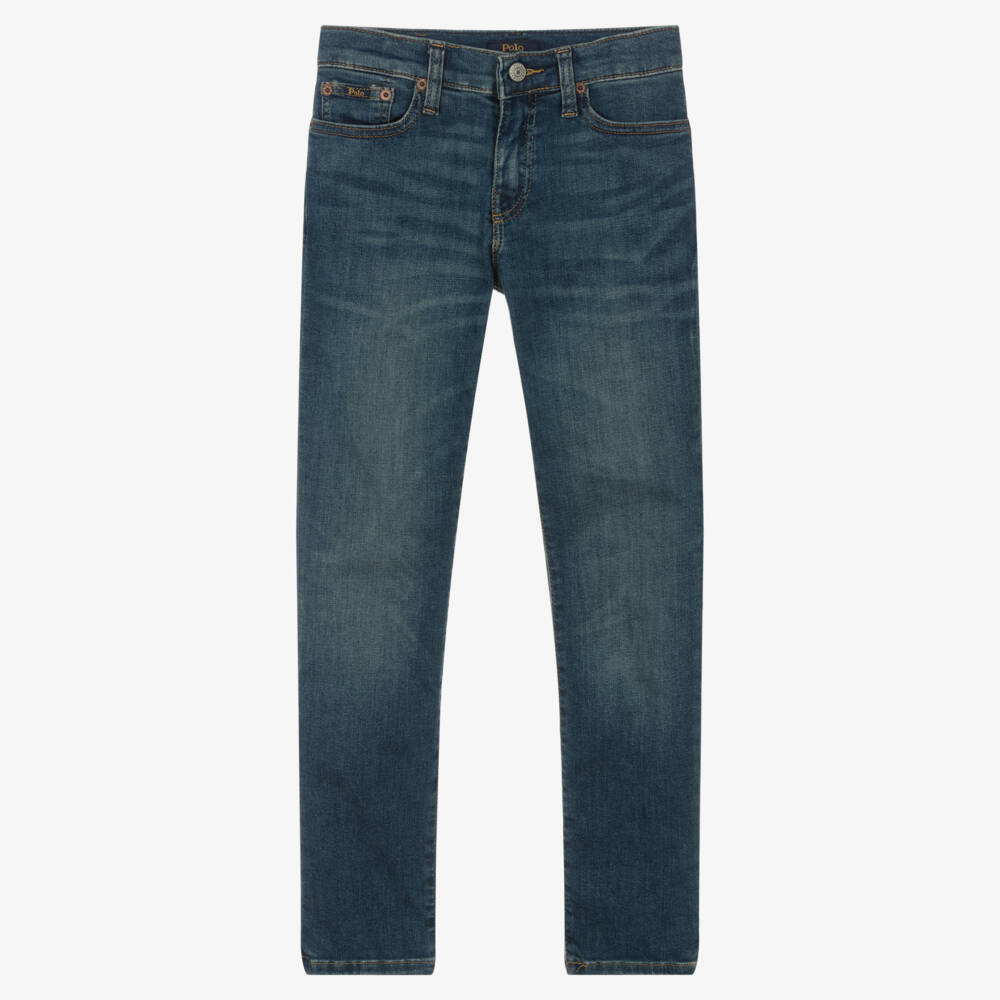 Ralph Lauren-Teen Boys Blue Denim Skinny Jeans | Childrensalon Outlet