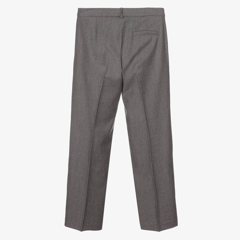 Gucci-بنطلون صوف كشمير رمادي للأولاد | Childrensalon Outlet