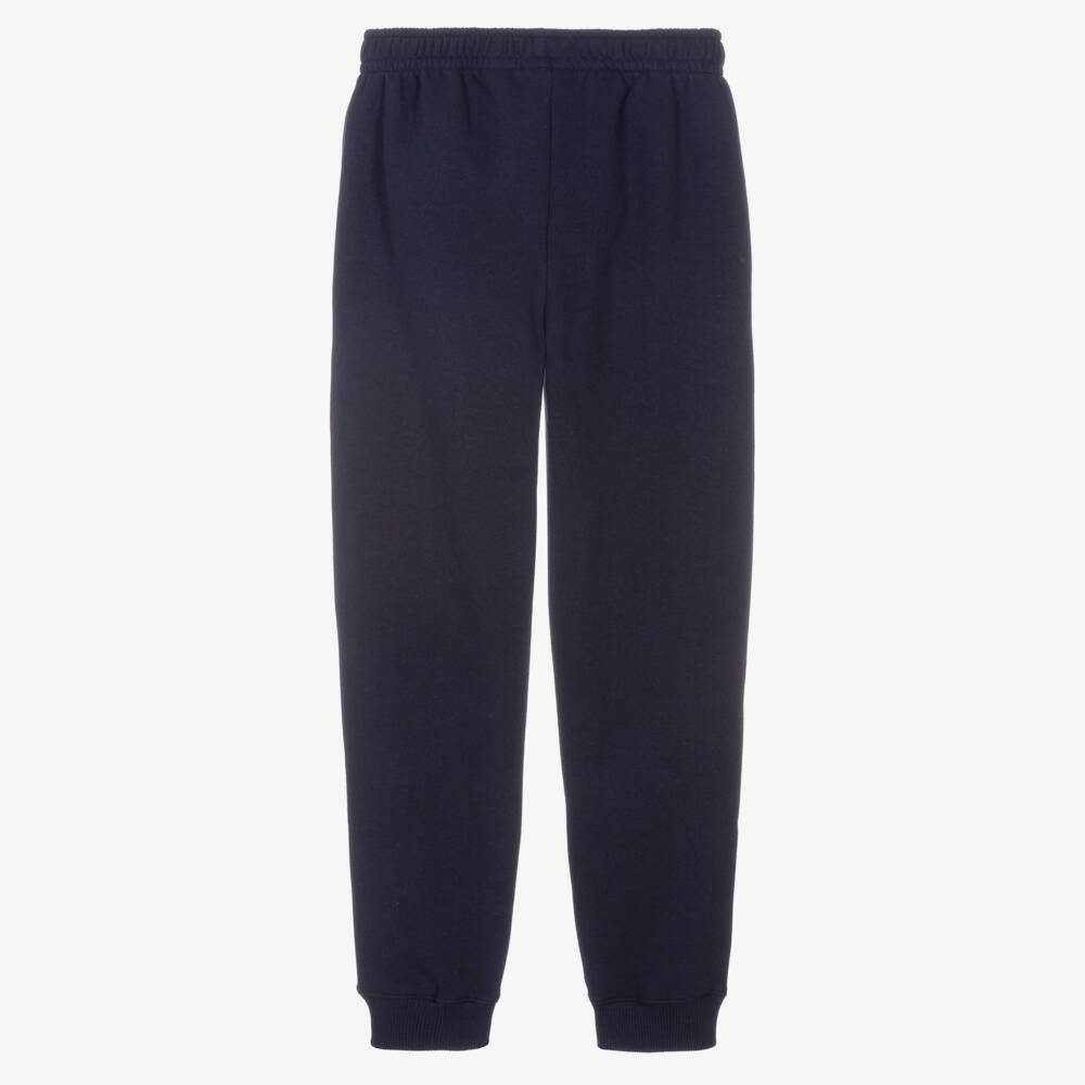 Lacoste-Teen Boys Navy Blue Jersey Joggers | Childrensalon Outlet