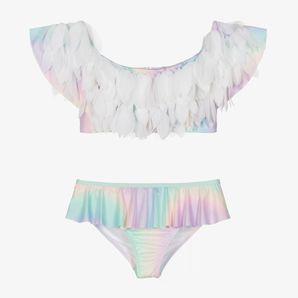 Stella Cove-Купальник с рюшами и цветочным принтом розовый для девочек | Childrensalon Outlet