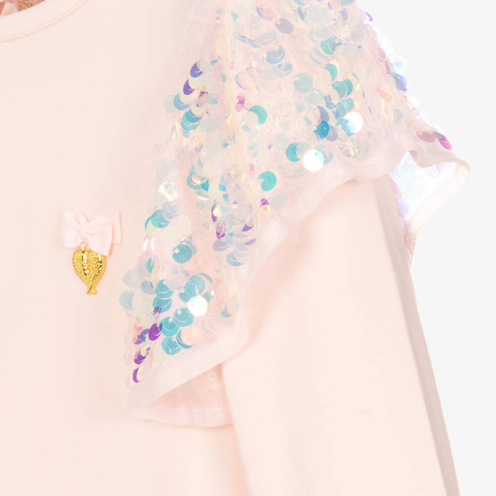 Angel's Face-Teen Girls Pink Sequin Top | Childrensalon Outlet