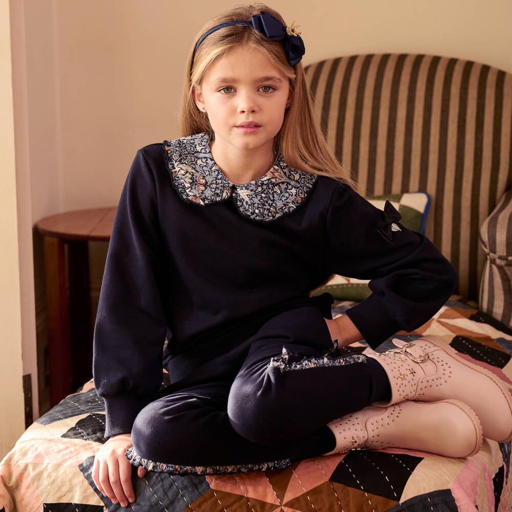 Angel's Face-Teen Girls Pink Studded Faux Leather Boots | Childrensalon Outlet