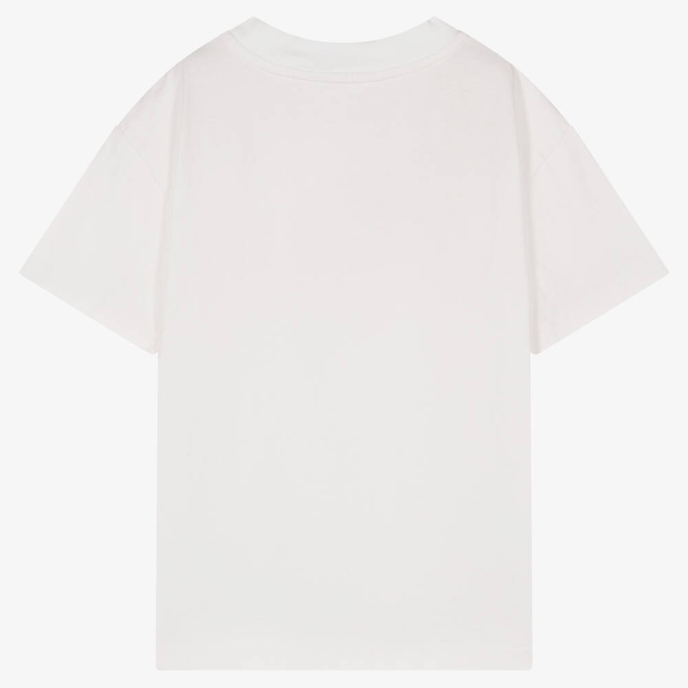 Palm Angels-Teen White Cotton Bear T-Shirt | Childrensalon Outlet