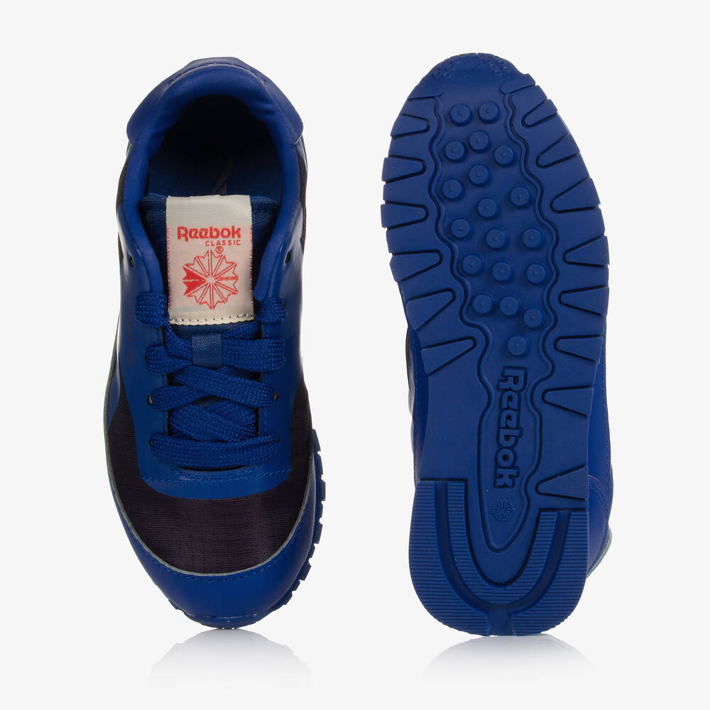 The Animals Observatory Blue Reebok Lace Up Trainers Childrensalon Outlet