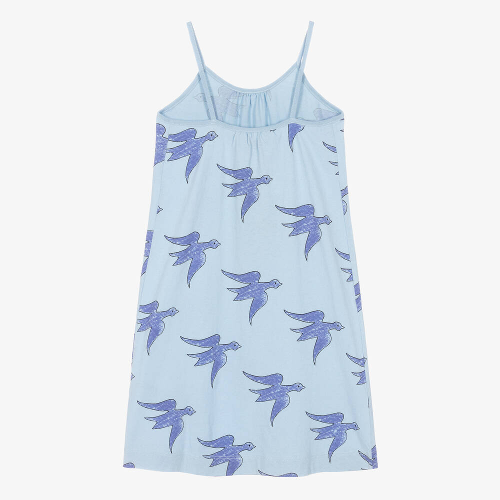 The Animals Observatory-فستان قطن لون أزرق فاتح | Childrensalon Outlet