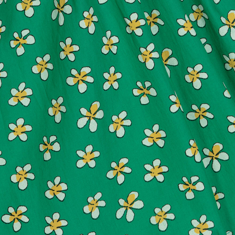 The Animals Observatory-Girls Green Daisy Dress | Childrensalon Outlet