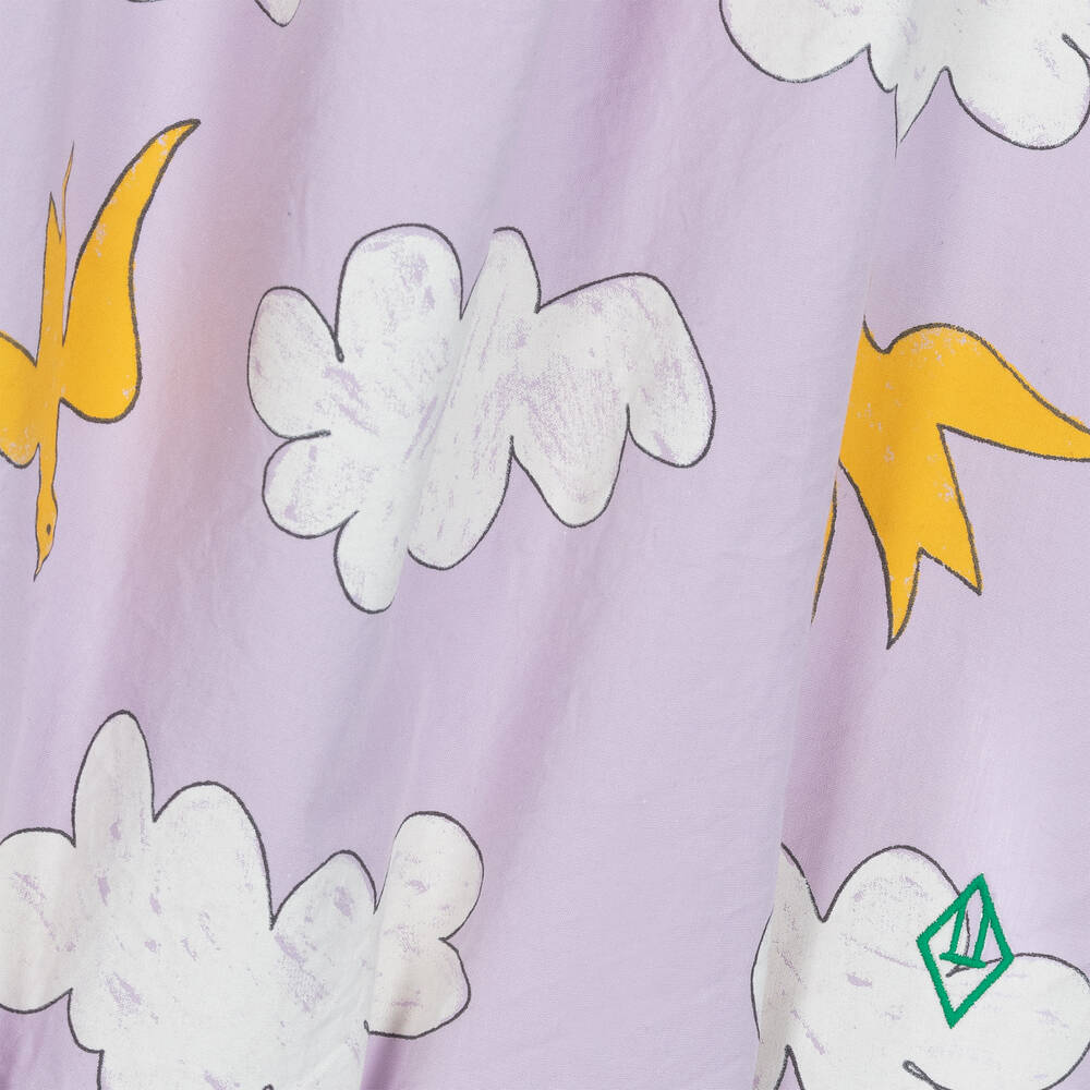 The Animals Observatory-فستان قطن بوبلين لون بنفسجي | Childrensalon Outlet