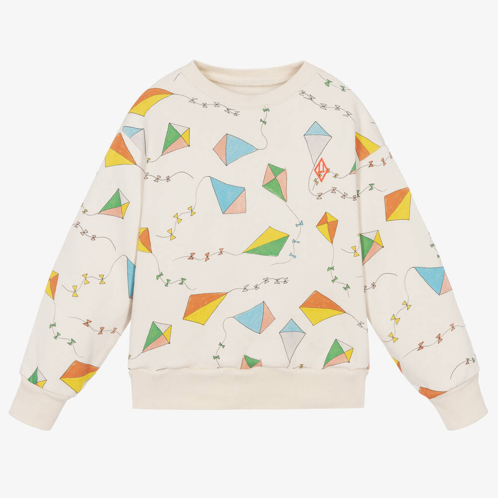 The Animals Observatory - Sweat ivoire en coton cerfs-volants | Childrensalon