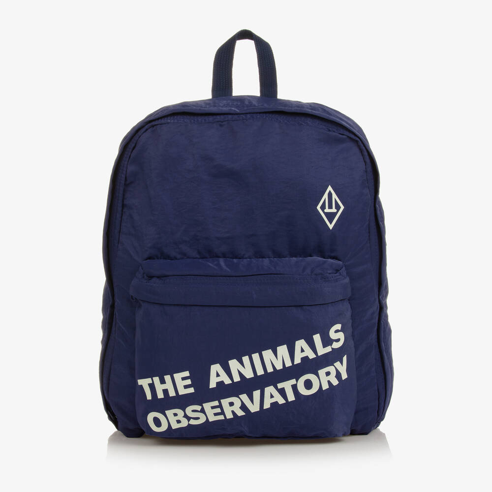 The Animals Observatory - Navy Blue Backpack (42cm) | Childrensalon