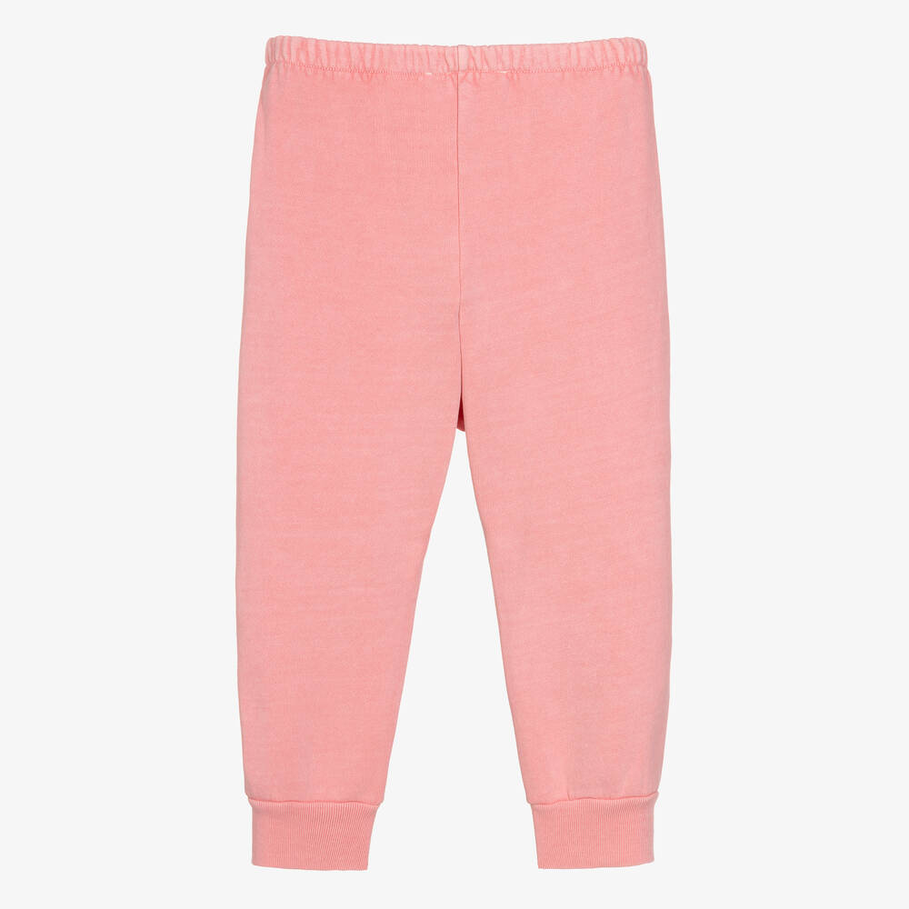 The Animals Observatory-Pink Cotton Joggers | Childrensalon Outlet