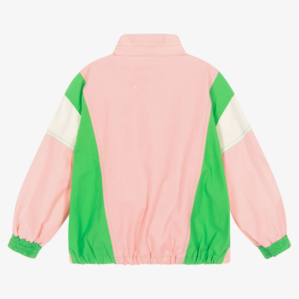 Green and pink jacket hot sale