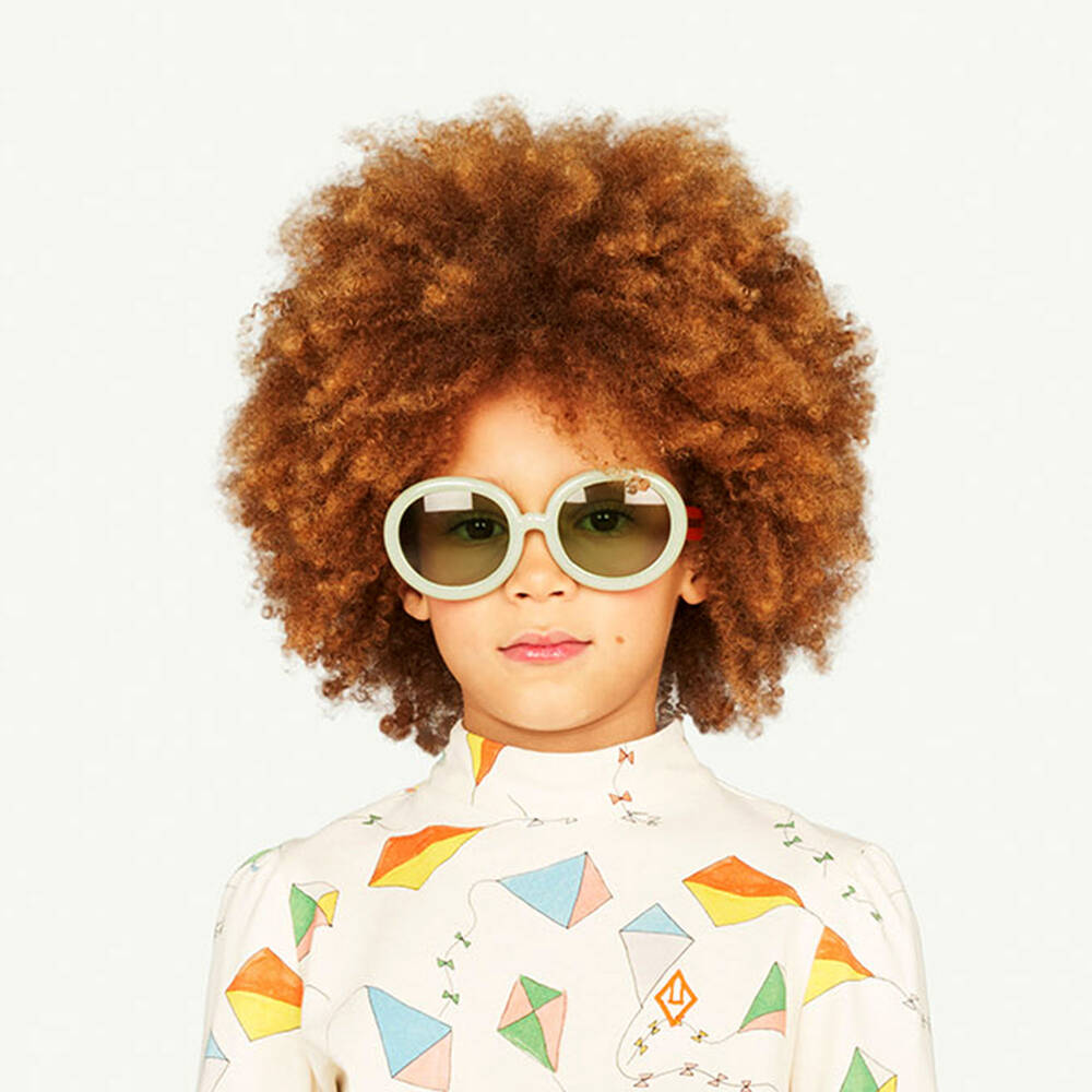 The animals observatory red ivory round frame sunglasses