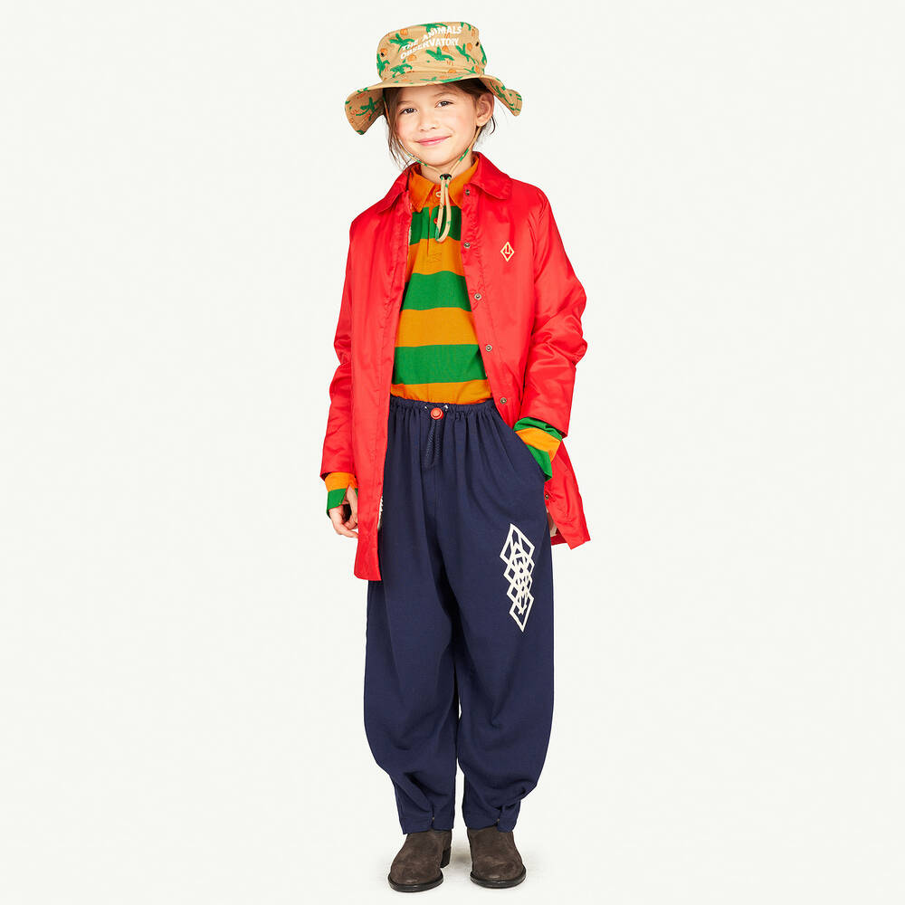 The Animals Observatory - Teen Boys Orange & Green Striped