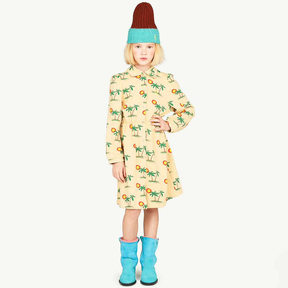 The Animals Observatory-فستان قطن جيرسي لون بيج تينز بناتي | Childrensalon Outlet