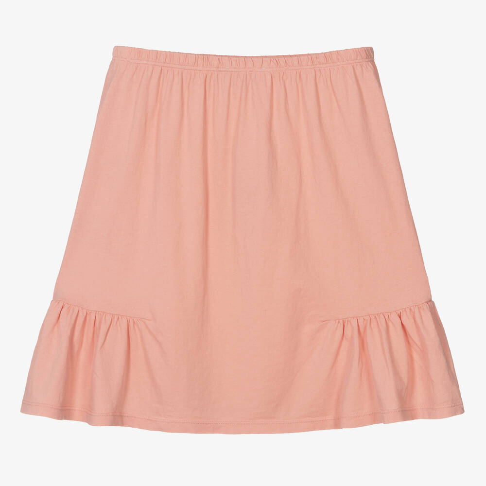 The Animals Observatory-تنورة قطن جيرسي لون زهري للمراهقات | Childrensalon Outlet