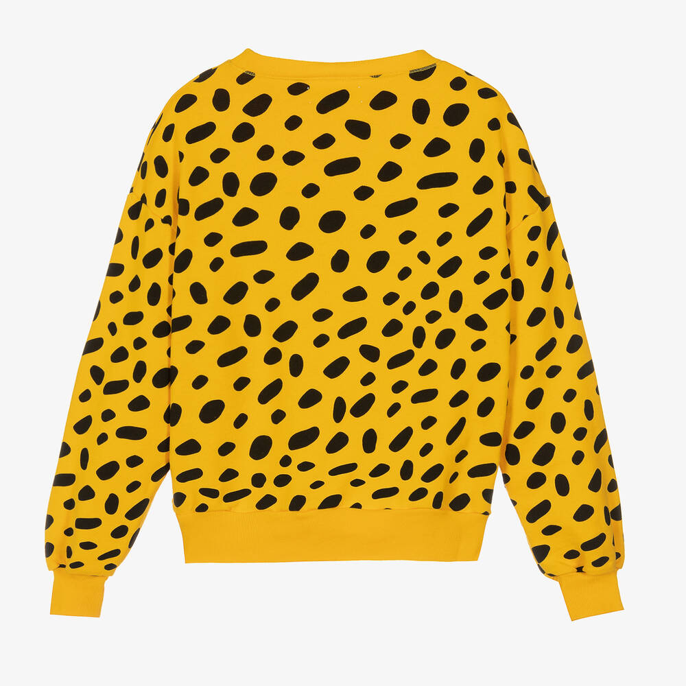 The Animals Observatory-Желто-черный свитшот для подростков | Childrensalon Outlet