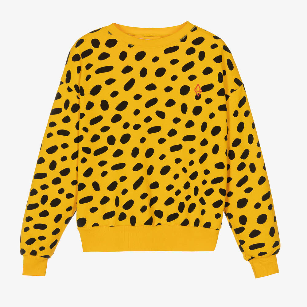 The Animals Observatory - Teen Girls Yellow & Black Sweatshirt | Childrensalon