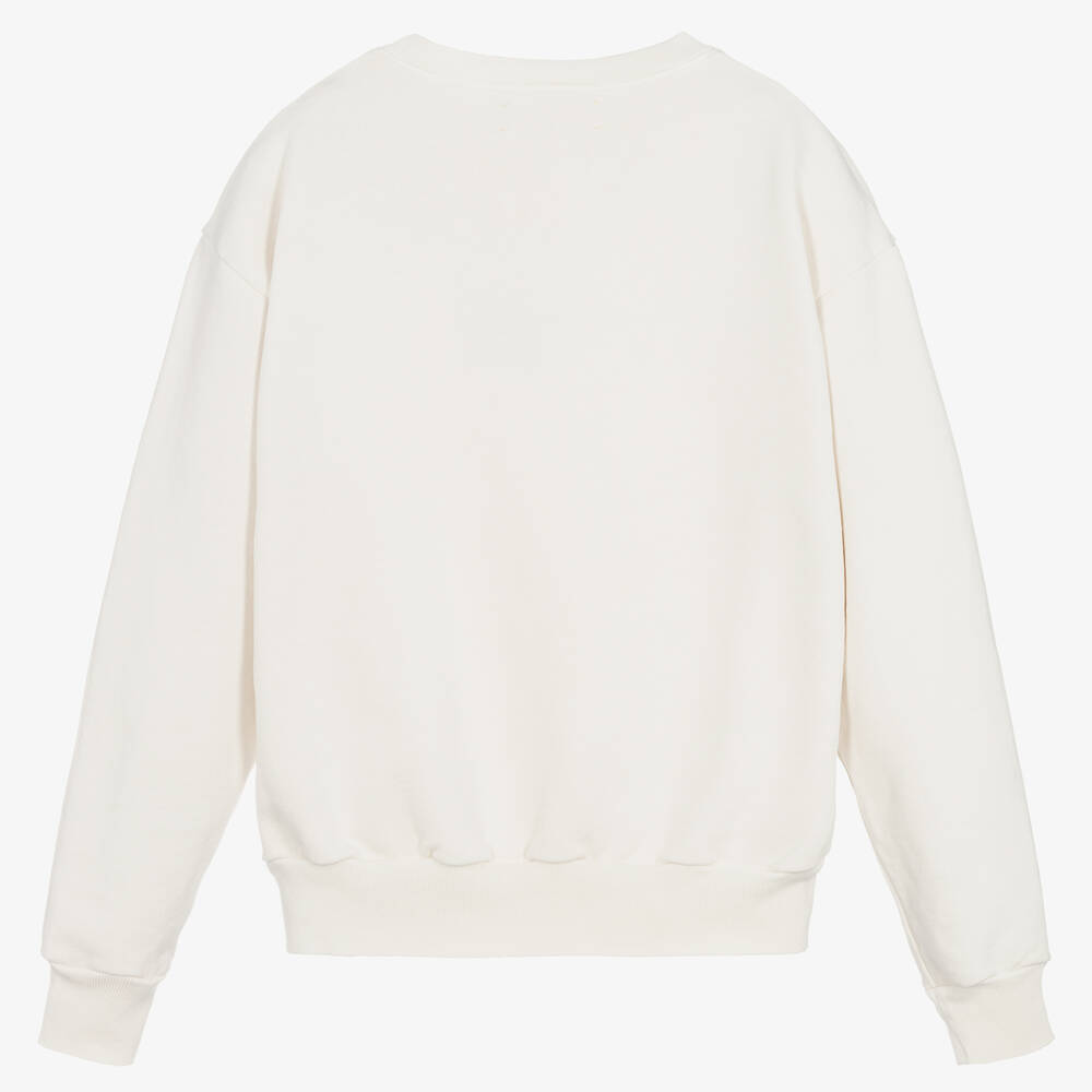 The Animals Observatory-سويتشيرت تينز قطن لون عاجي | Childrensalon Outlet