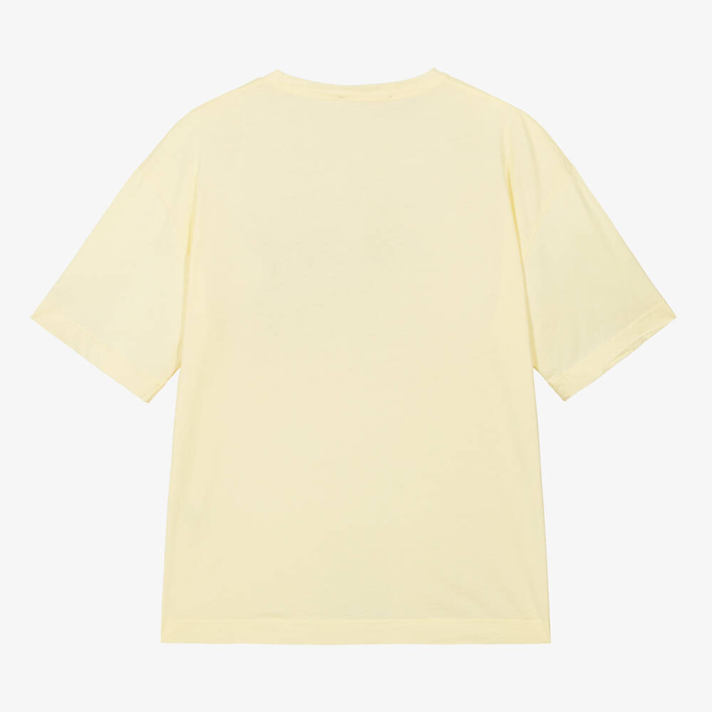 The Animals Observatory-Teen Yellow Bear Cotton T-Shirt | Childrensalon Outlet