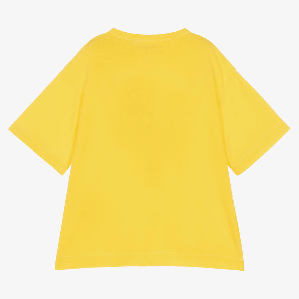 The Animals Observatory - Yellow Cotton Oversized Graphic T